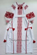 Women's embroidered dress in the style of boho "Magic"