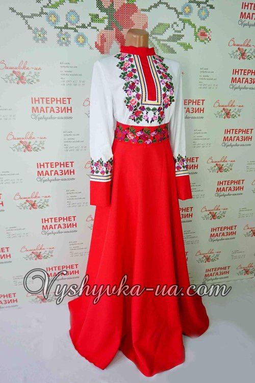 Embroidered dress in Bocho style "Wild Malfa"