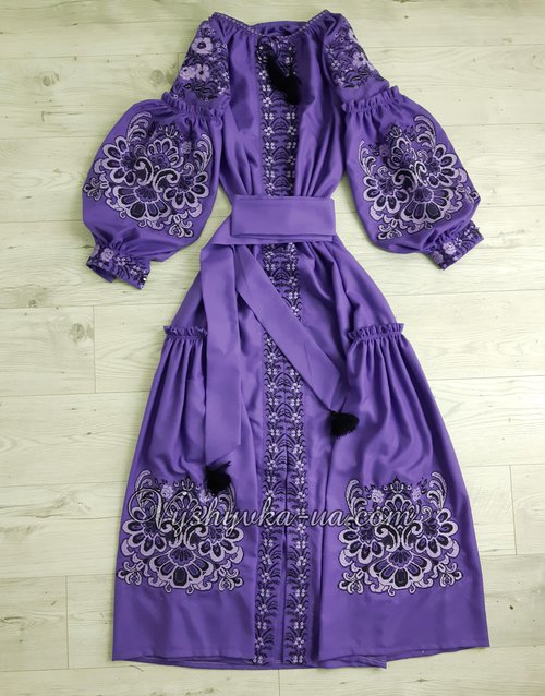 Women's embroidered dress in the style of boho "Camellia"