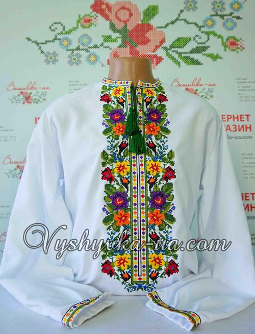 Men's Embroidered Shirt "Velichko"