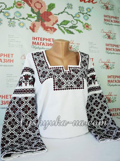 Вишита сорочка  "Чорноброва"
