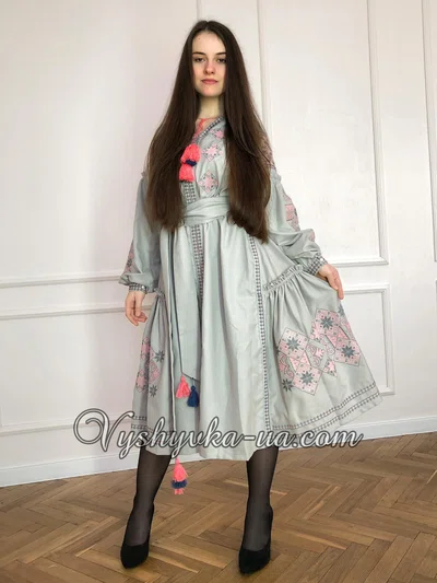 Embroidered Enigma Boho Dress