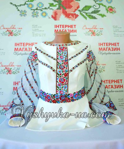 Fine embroidered blouse "Polina"