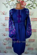 Embroidered dress in bocho style "Jarptytsya"