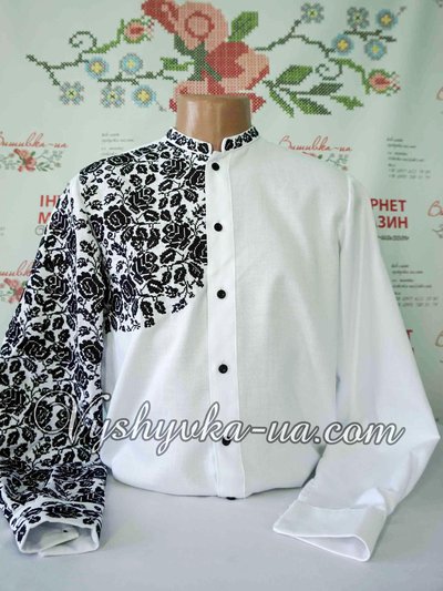Men's Embroidered Shirt "Prestizh"