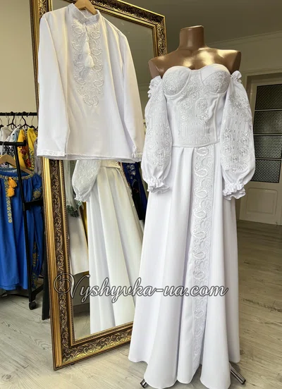 Парний комплект вишиванок «Біле полотно»