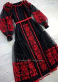 Women's embroidered dress in the style of boho "Princess"
