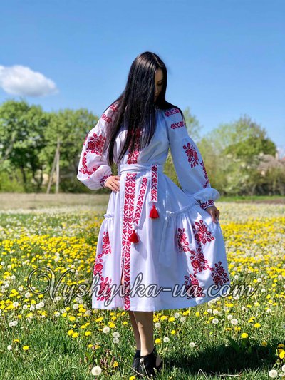Embroidered dress in the style of boho "Breeze"