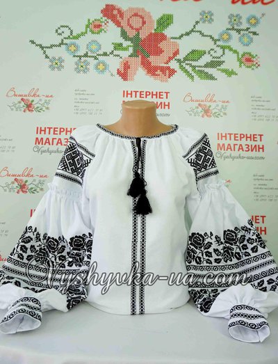 Embroidered blouse style "Gabriel" shirt