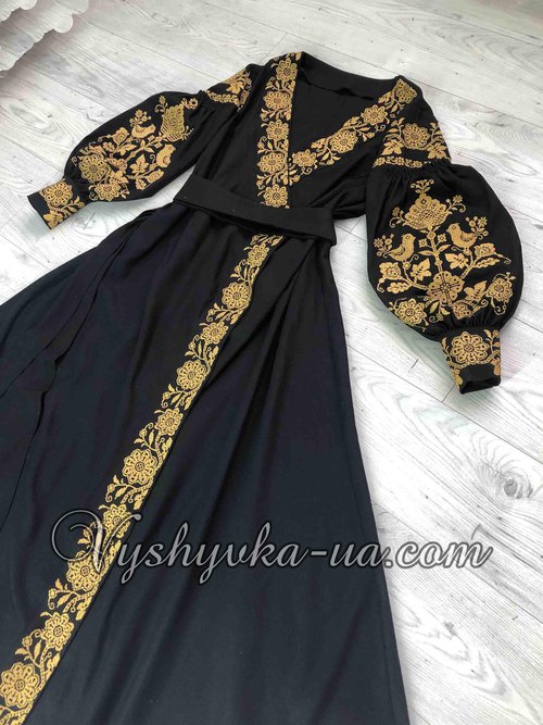 Embroidered dress "Golden Autumn"