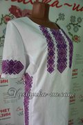 Dress embroidery "Lilac Dream"