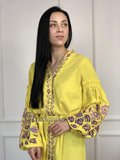 Сукня-вишиванка в стилі бохо "Жовта вишуканість"