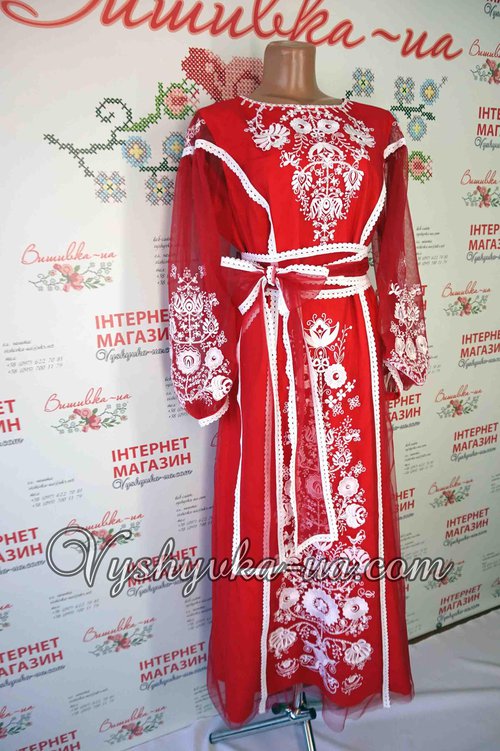Фатінова вишита сукня в стилі бохо "Спокуса"
