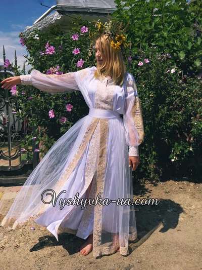 Фатінова вишита сукня в стилі бохо "Велична"