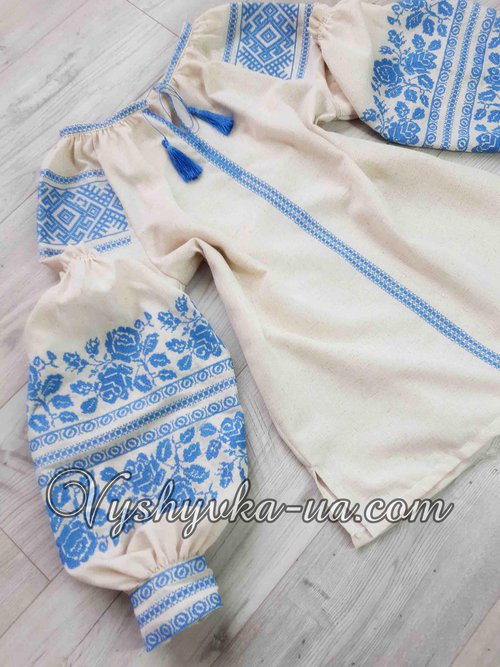 Women's embroidered shirt in the style of boho "Pleasure"