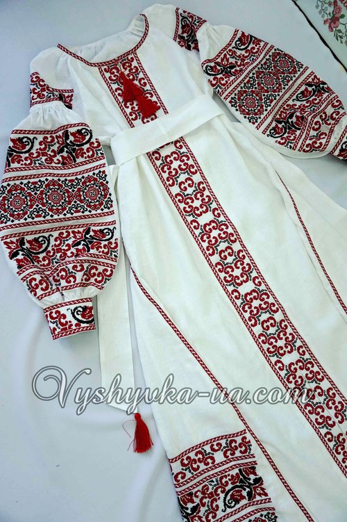 Embroidered dress "Chervona Ruta"