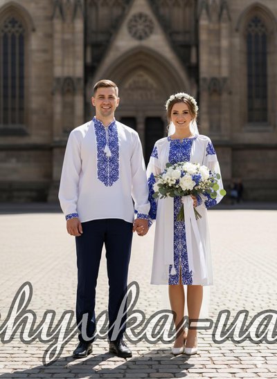 Парні вишиванки «Мереживні квіти»