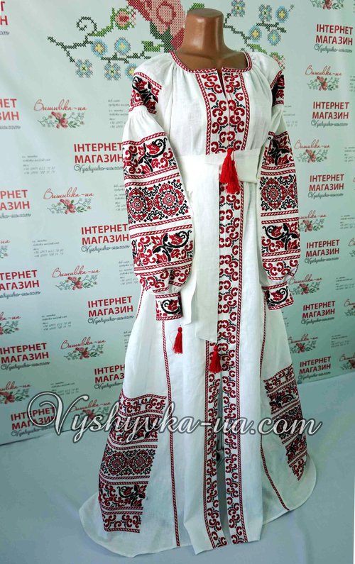 Embroidered dress "Chervona Ruta"