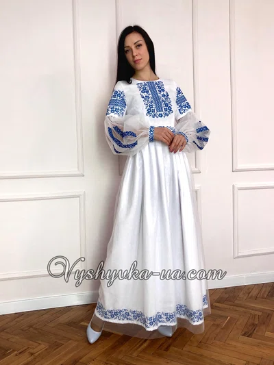 Tulle embroidered Veronika dress
