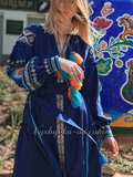 Embroidered dress in the boho style Jane