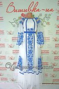Fatinova embroidered dress in the style of boho "Voloshkovo Field"