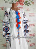Embroidered dress "Dahlia"