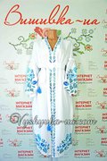 Embroidered boho dress "Blooming valley"