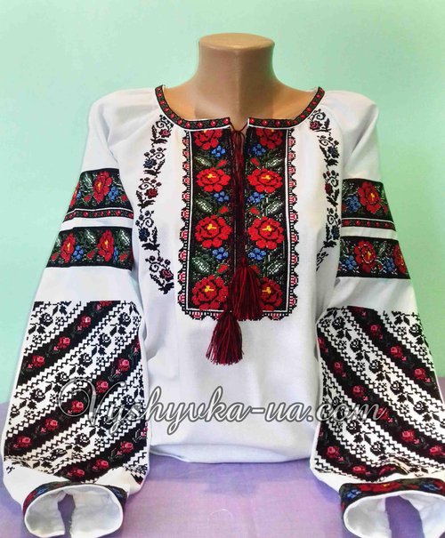 Embroidered shirt "Borshchivsky Rose"
