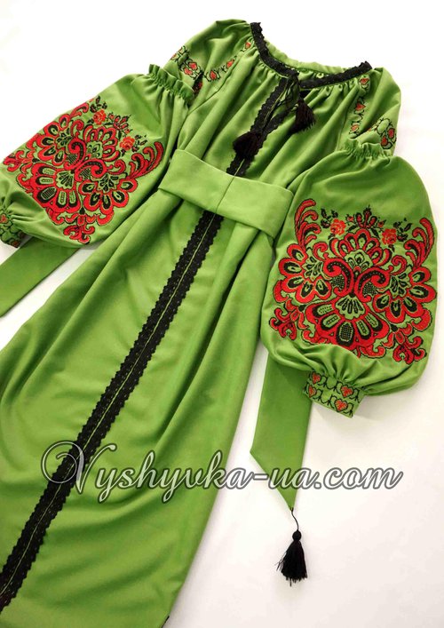 Embroidered boho dress "Albina"