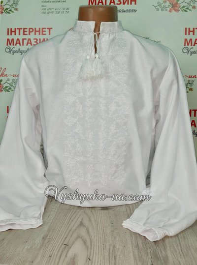 Men's embroidered shirt "Belotsvet"
