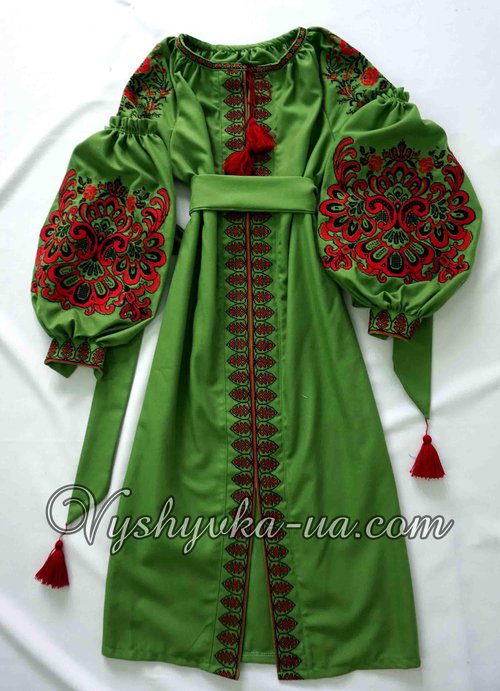 Embroidered dress in Bocho style "Charm"
