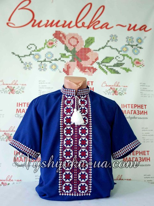 Men's Embroidered Shirt "Infinity"