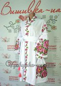 Embroidered dress with wedges in the style of boho "Flower Dance"
