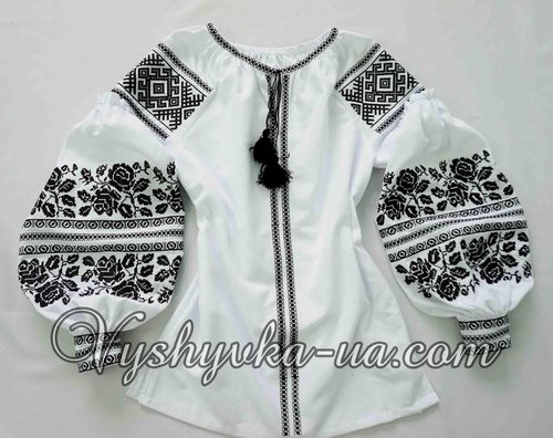 Embroidered blouse style "Gabriel" shirt