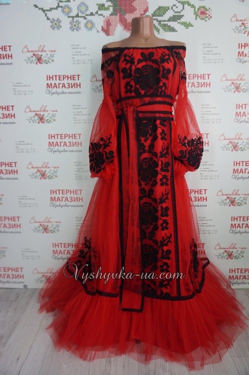 Фатінова вишита сукня в стилі бохо "Чародійна"