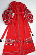 Embroidered dress in the style of boho "Fire Dance"