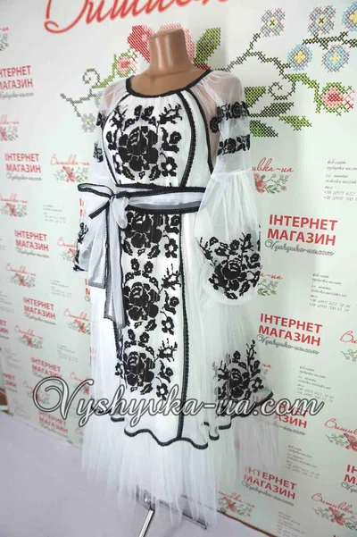 Fatino embroidered dress in boho style "Aphrodite"