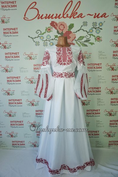 Жіноча вишита сукня в стилі бохо "Олівія"