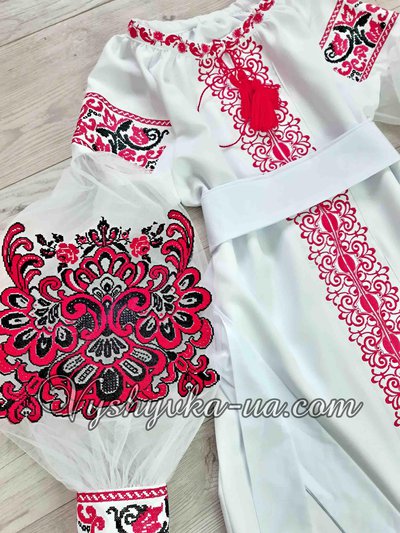 Embroidered dress "Rudbeckia"