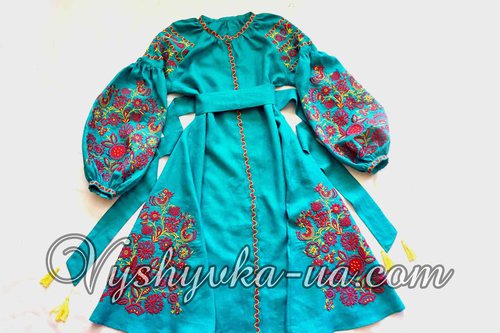 Vishita suknia z klinami v stili bokho Vesniana nizhnist