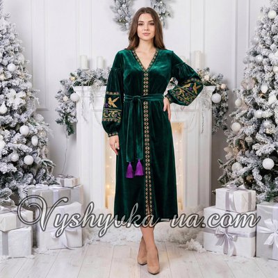 Оксамитова сукня» Магічний смарагд»