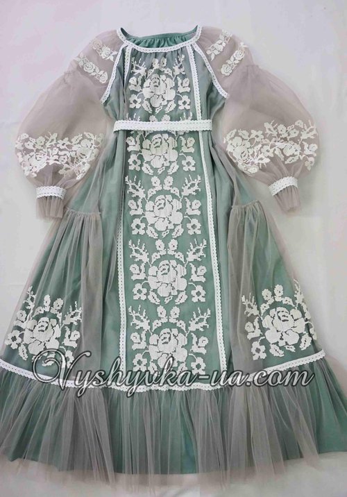 Фатінова вишита сукня в стилі бохо  "Дика троянда"